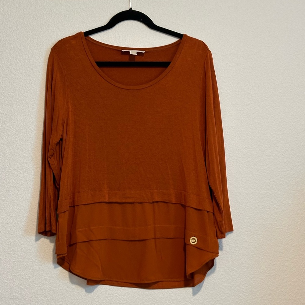 Michael Kors rust (brown) in color, never worn